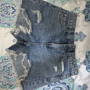 Wild fable high waisted distressed shorts